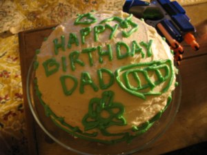 This is going to cost me a few miles. Nonny and Drew helped out with the decorating.